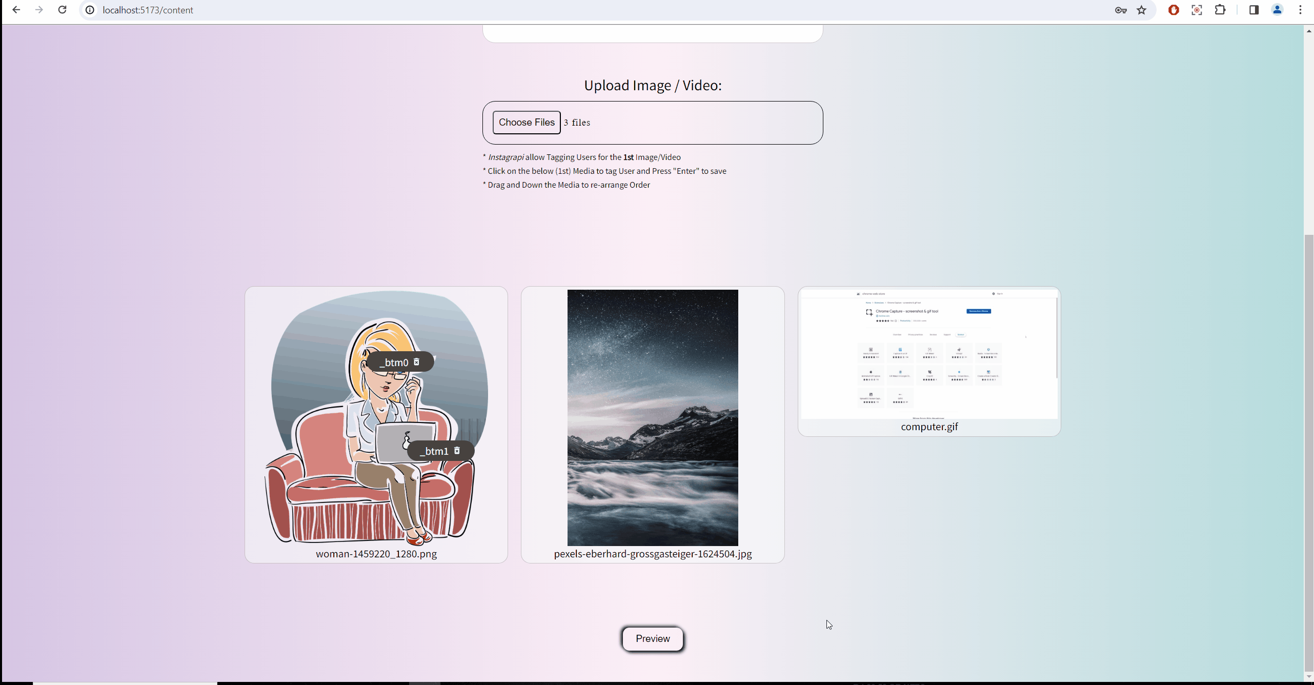 Instagram Media Resize